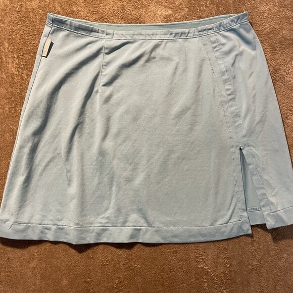 Nike Skirt Womens Medium Dri Fit Light Blue Mid Rise Active Stretch Tennis Gym - Picture 2 of 8